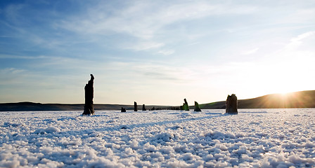 Image showing Salt desert.