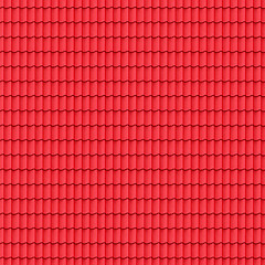 Image showing Red roof seamless background.