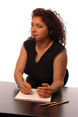 Image showing woman in office