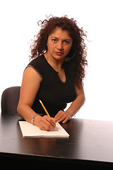 Image showing woman in office