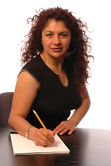 Image showing woman in office