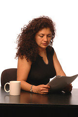 Image showing woman in office