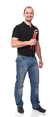 Image showing man with tool