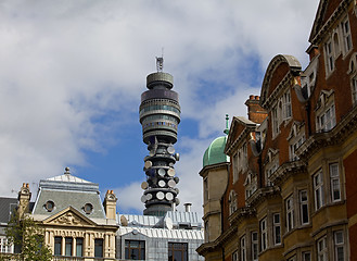 Image showing BT Tower in London