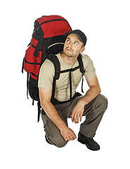 Image showing travel man background