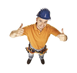 Image showing positive manual worker