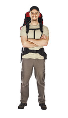 Image showing standing traveller