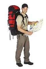 Image showing travel man background