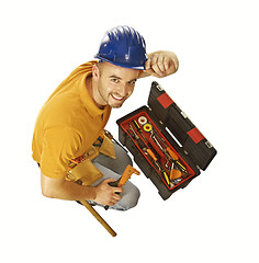 Image showing happy worker