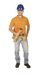 Image showing handyman and tool