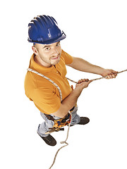 Image showing confident handyman