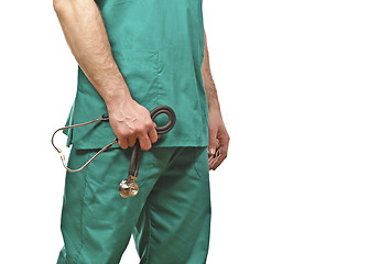 Image showing doctor with stethoscope