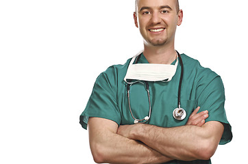 Image showing confident doctor