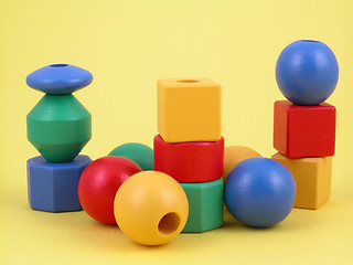 Image showing wooden blocks