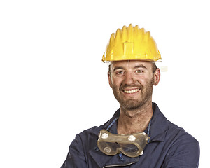 Image showing young labourer portrait