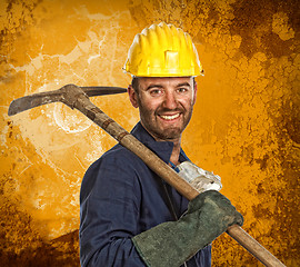 Image showing miner manual worker