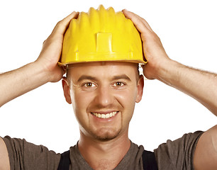 Image showing handyman portrait