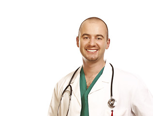 Image showing doctor portrait on white background