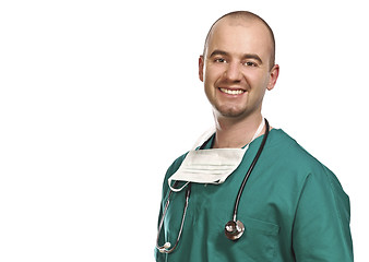 Image showing isolated confident doctor