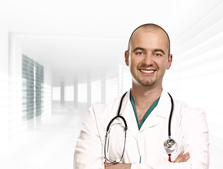 Image showing doctor portrait indoor