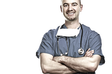 Image showing confident doctor