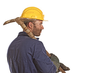 Image showing labourer portrait