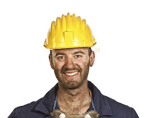 Image showing heavy industry worker portrait