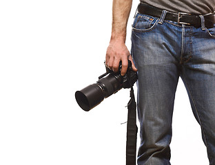 Image showing detail of photographer