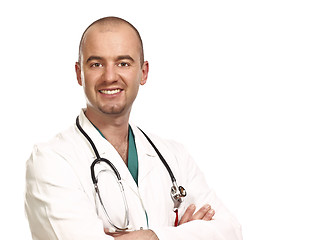 Image showing portrait of young doctor