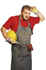 Image showing manual worker portrait