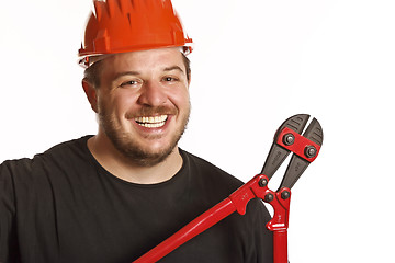 Image showing red hat worker