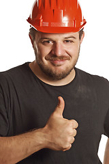 Image showing handyman smile