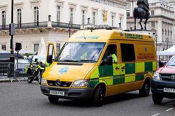 Image showing Paramedic Ambulance parked