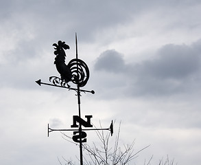 Image showing Rooster Weather vane
