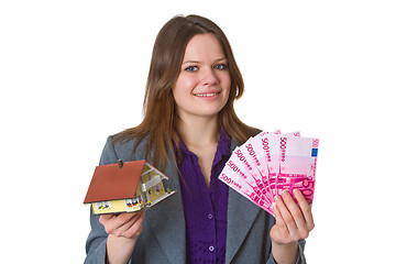 Image showing Female real estate agent