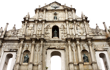 Image showing Saint Paul church in Macau 