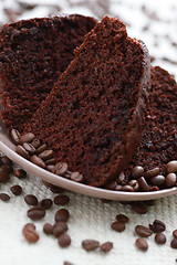 Image showing chocolate and coffee cake