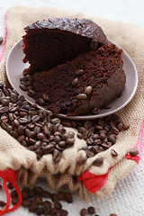 Image showing chocolate and coffee cake