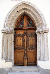 Image showing Wooden door 