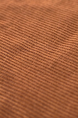 Image showing brown jeans detail