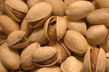 Image showing Salted pistachios 