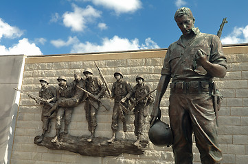 Image showing korean war memorial