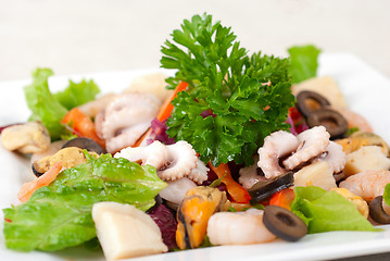 Image showing Seafood salad