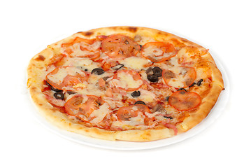 Image showing meat pizza