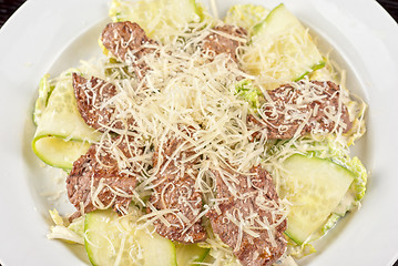Image showing Salad with beef