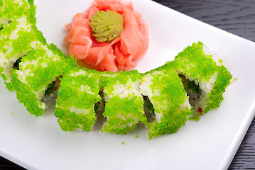 Image showing sushi rolls