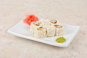 Image showing Sushi rolls