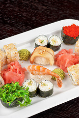 Image showing sushi set