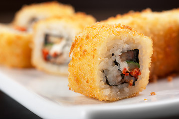 Image showing sushi rolls