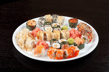 Image showing sushi set